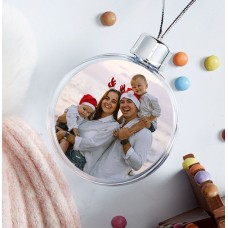 Personalised Full Photo Bauble (Giant Bauble)