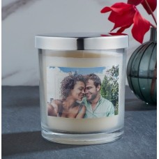 Valentine's Day Personalised Photo Candle