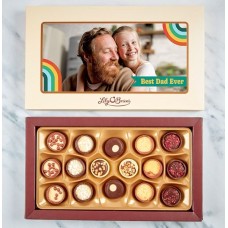 Best Dad Ever Photo Chocolates - Box of 16