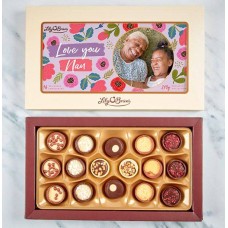 Love You Nan Personalised Photo Chocolates - Box of 16