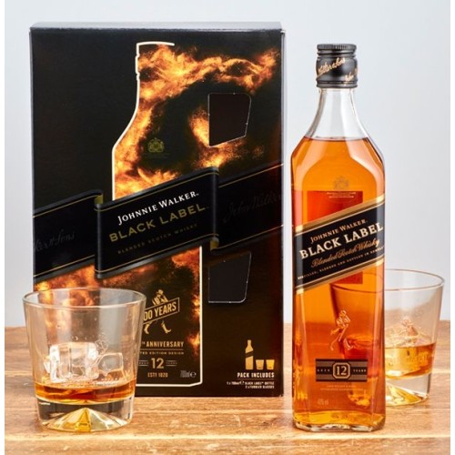Johnnie Walker Black Label Whisky Gift Pack