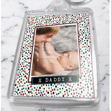 Dotty Photo Keyring - Dot Themed (Acrylic Keyring)