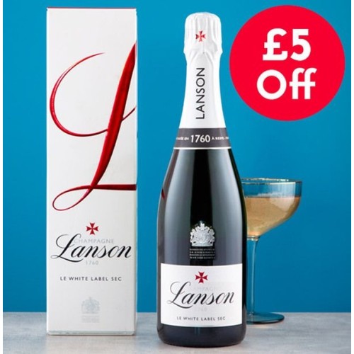 Lanson Le White Label in Gift Box WAS Â£43 NOW Â£38
