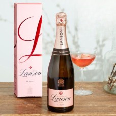 Lanson Rose Champagne and Gift Box