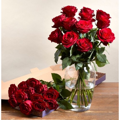 The Dozen Red Rose Letterbox