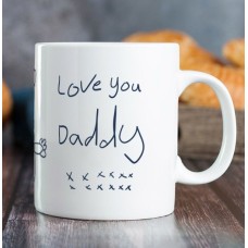 Personalised Work of Art Mug for Daddy