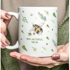 Bee-autiful Mum Mother's Day Mug (Coloured Inside)