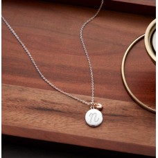 Initial Heart Charm Necklace - Personalised