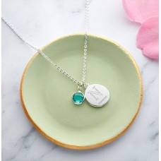 Initial & Date Birthstone Bracelet - Personalised