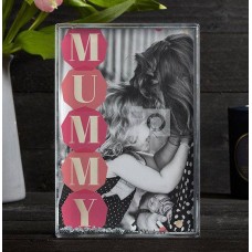 MUMMY Glitter Photo Block - Portrait