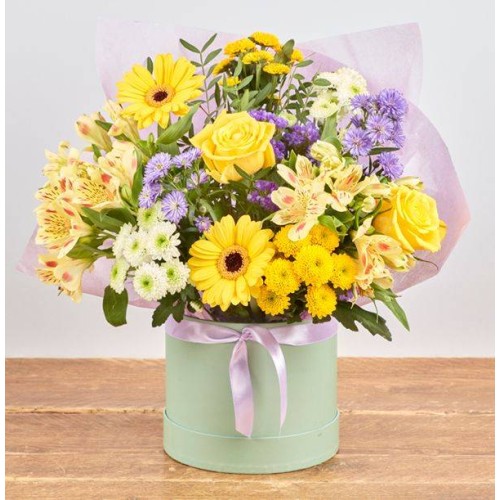 Beautiful Spring Green Hatbox