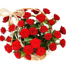 basket 36 red roses (Standard)