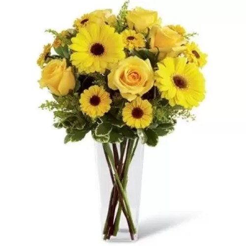 4 Roses and 15 Gerberas (Standard)