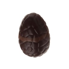 Hazelnut Crunch Easter Egg Dark Chocolate (Easter Ballotin 250g -Dark Crunchy Hazelnutcream)