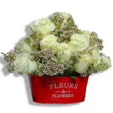 Delicate design with roses
