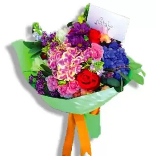 Mixed summer flowers