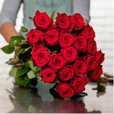 Tall Red Roses (15 roses)