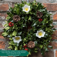 DIY Holly Wreath (12