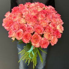 51 pink roses Jumilia (Usual)