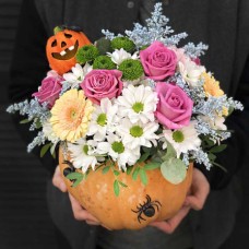 The composition of flowers 