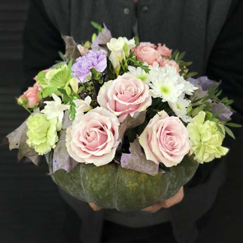 Composition with flowers «November» (VIP)
