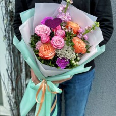 Author's bouquet of flowers "Love You" (Usual)