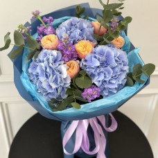 Bouquet of flowers "Merci" (Usual)