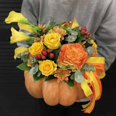 The composition of flowers 