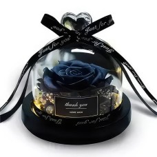 Preserved Rose in Black