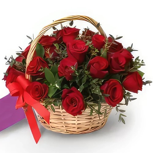 Palviforia Red Rose Basket
