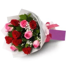 Delightful Red and Pink Roses