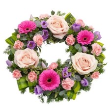 White funeral wreath (Large)
