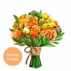Orange and Yellow Surprise Bouquet (Small)