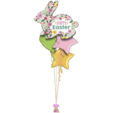 Spring Bunny Easter Flowers