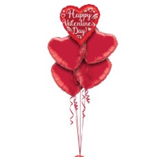 Happy Valentines Day Fancy Swirls