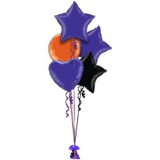 Purple, Orange and Black