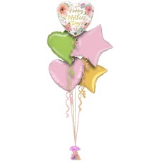 Mothers Day Floral Heart