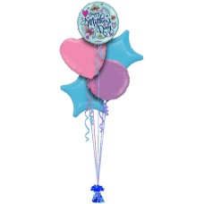 Mothers Day Floral Hearts