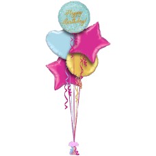 Shimmer Gold Birthday Script