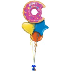 Happy Birthday Iced Donut