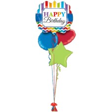 Bright Stripes Birthday