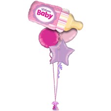 Welcome Baby Girl Bottle