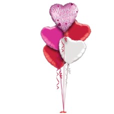 Happy Valentines Day Simple Swirls