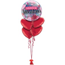 Valentines Arrows and Hearts Bubble
