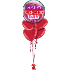 Valentines Stripes Bubble