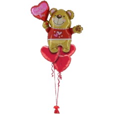 Valentines Bear with Balloon