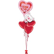 Floating Valentine Bear