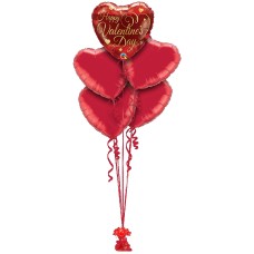 Valentines Gold Script Heart