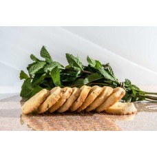 LEMON COOKIES WITH WHITE CHOCOLATE AND MINT