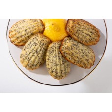 LEMON AND POPPY SEED MADELEINES
